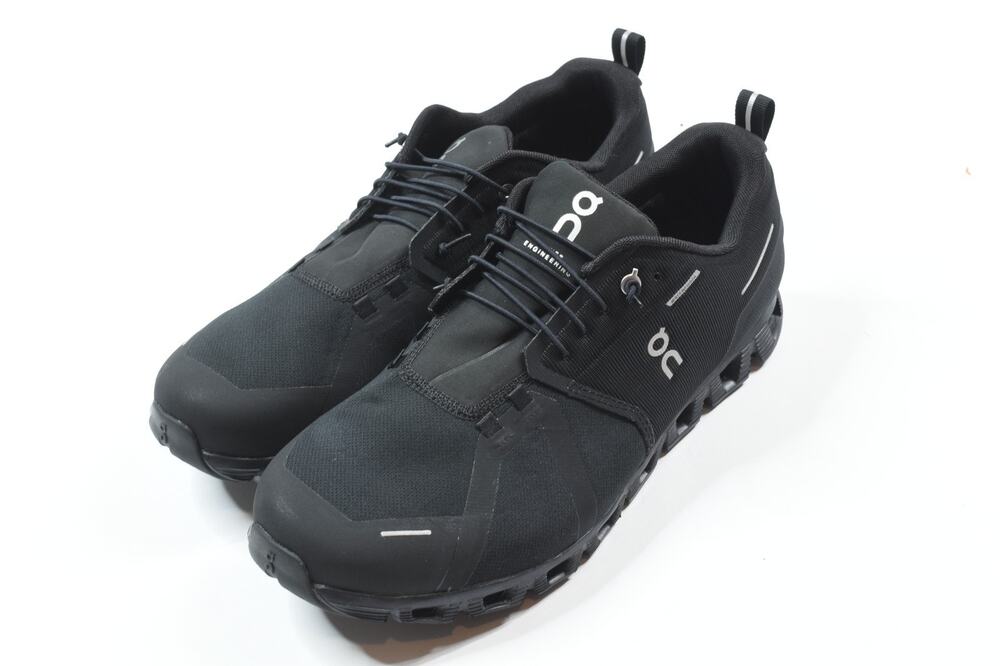 On Cloud Cloud Running Waterproof Sneakers Mens 13 Black Lace-Up Comfort